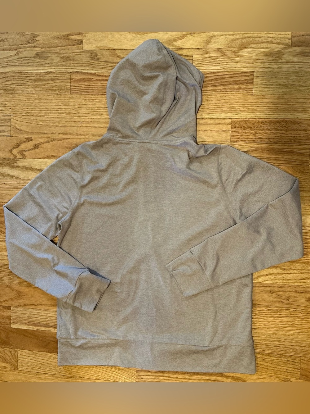 Vuori Womens Zip Up Hoodie Med Dusty Pink Tan Athletic Lightweight Stretch Zipup - Picture 2 of 10